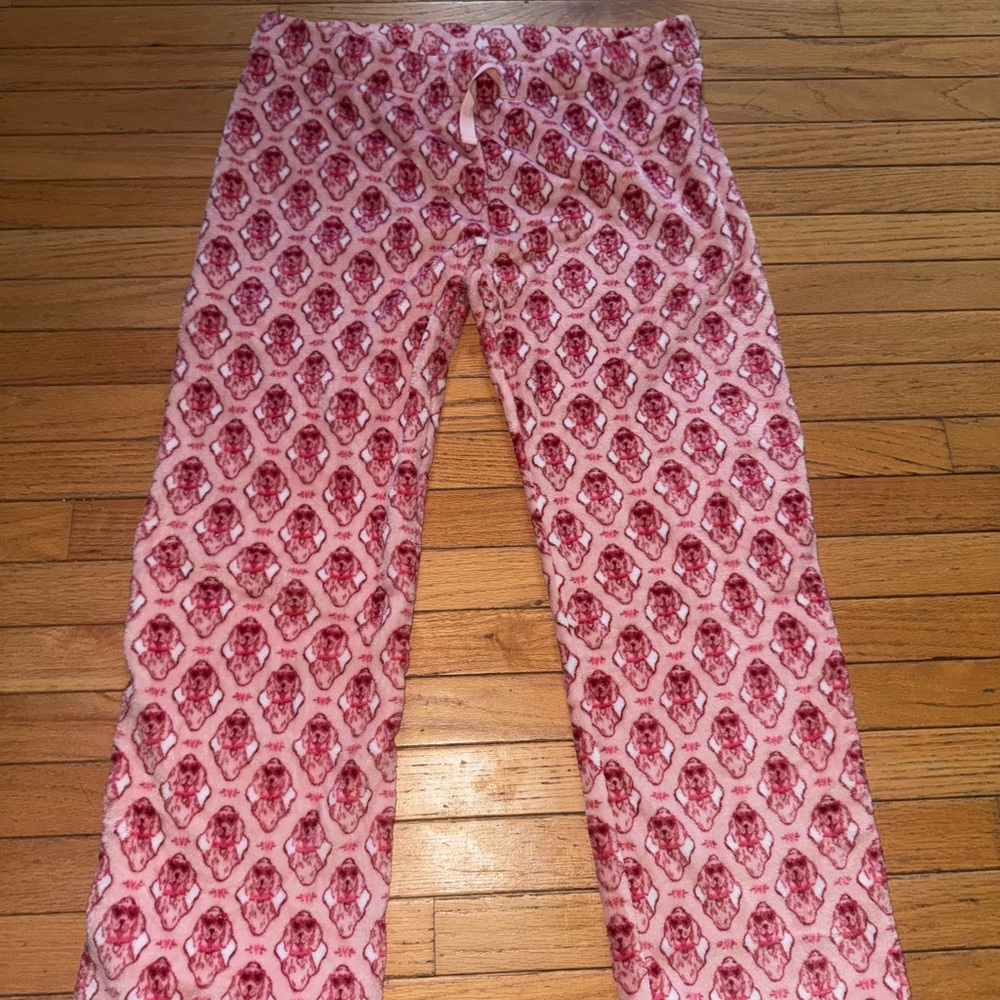 Pink Dog Pajama Pants